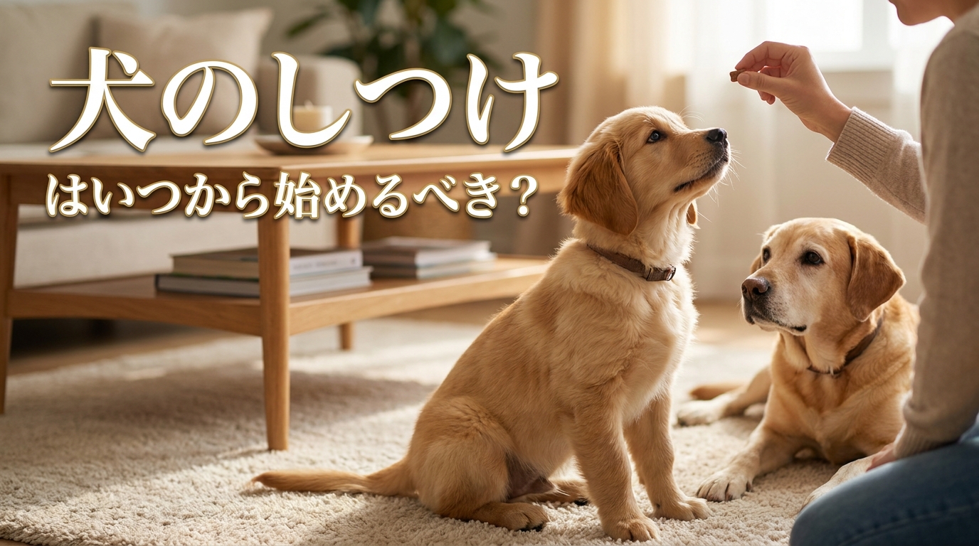 犬のしつけはいつから始めるべき?