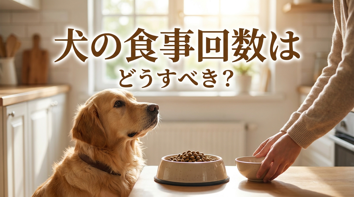 犬の食事回数はどうすべき?