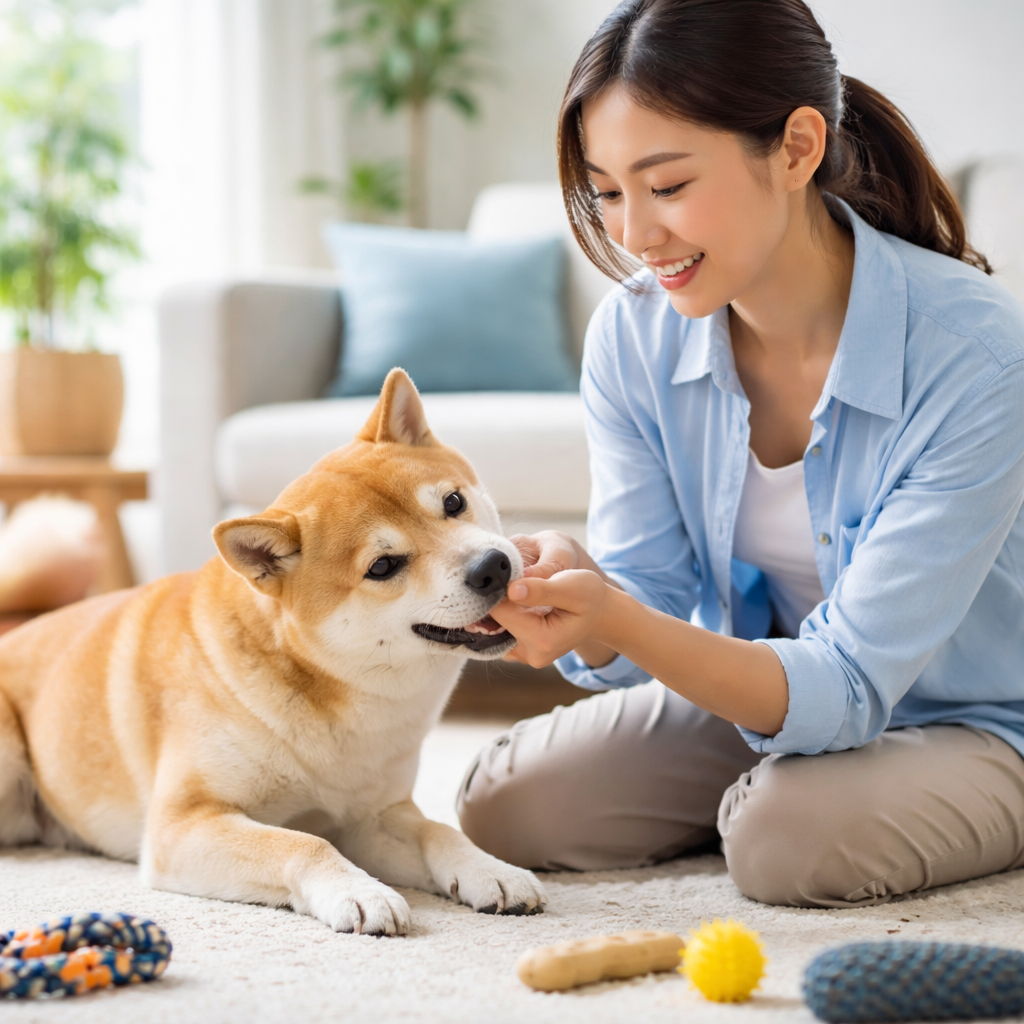 犬の噛む問題は原因に合ったしつけで改善できます